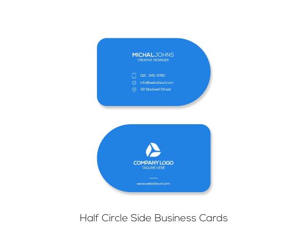 Die-Cut Business Card
